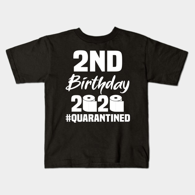 2nd Birthday 2020 Quarantined Kids T-Shirt by quaranteen